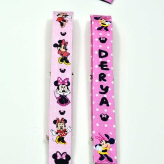 Minnie Mouse Temalı Çocuk Papyon ve Pantolon Askısı